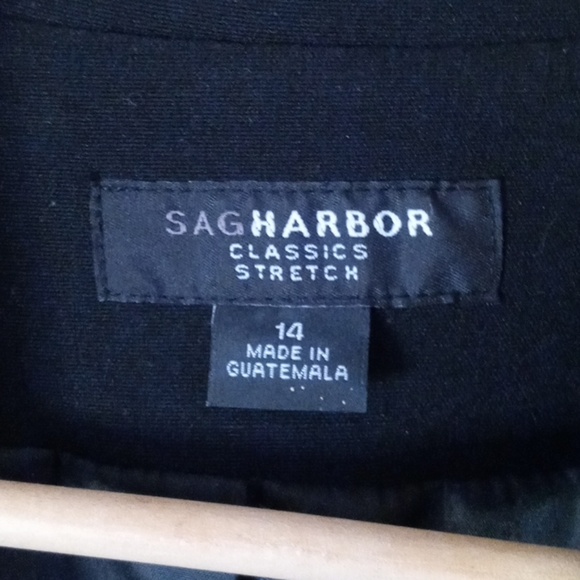 Sag Harbor Black Stretch Blazer - Picture 2 of 4